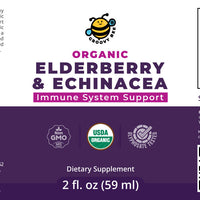Organic Elderberry & Echinacea 2 fl. oz (59 ml)