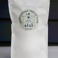 Compostable Garden And Trellis Clips - 100 Clip Bag