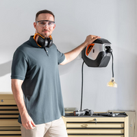 Retractable Extension Cord Reel-12/14/16 AWG Made By Giraffe Tools