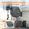 Retractable Garden Hose Reel-5/8in-90ft Made By Giraffe Tools
