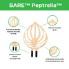 BARE™ Peptrella™ - Customizable wooden plant support - Inspired by the Peperomia leaf