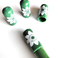 Twenty (20) Strong Steel Garden Stakes (available in lengths of:  3', 4', 5', and 6') All plant sticks are 7/16" diameter. Extra Grabby Coating