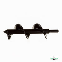 Flower Planting Auger & Grass Plug Tool (2" x 7") By Power Planter Augers, USA Made!