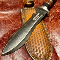 Hero Hori Gardening Knife With Leather Sheath & Sharpener