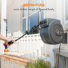Retractable Garden Hose Reel-1/2in-100ft Made BY Giraffe Tools
