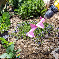 Bulb Planting Auger & Bedding Plant Garden Tool (3" x 7")