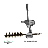 4-Inch Auger for Bulbs (4" x 28") By Power Planter Augers, USA Made