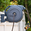 Retractable Garden Hose Reel-1/2in-130ft Made By Giraffe Tools