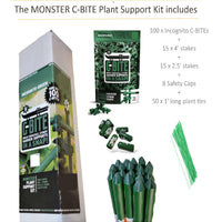4', 5' or 6' Monster Plant Support!  Custom Trellis & Tomato Cage Kit By C-Bite