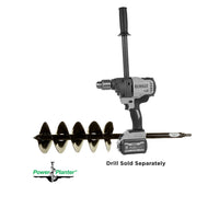 Quart Pot Landscaping Auger (5" x 28") By Power Planter Augers, USA Made
