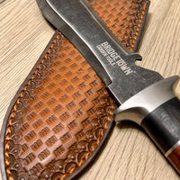 Hero Hori Gardening Knife With Leather Sheath & Sharpener