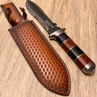 Hero Hori Gardening Knife With Leather Sheath & Sharpener