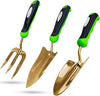 Titanium Garden Tool Set - Includes Hand Trowel Transplanter Cultivator By Garden Guru