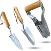 Garden Planting Set - Includes Classic Trowel, Transplanter, Bulb Planter By Garden Guru