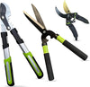 Yard Pruning & Trimming Set - Includes Hedge Shears, Garden Loppers, Pruners By Garden Guru