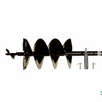 8 Inch Auger with Heavy-Duty Tip (8" x 28") By Power Planter Augers, USA Made!