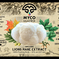 Mycomatrix Organic Lions Mane Adaptogenic Mushroom Extract