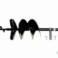 Extra Large Earth Auger with Heavy-Duty Tip (9" x 28") By Power Planter Augers, USA Made