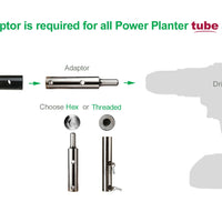 8 Inch Auger with Heavy-Duty Tip (8" x 28") By Power Planter Augers, USA Made!