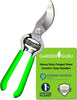 Classic Bypass Pruning Shears Clippers (Green) By Garden Guru
