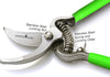 Classic Bypass Pruning Shears Clippers (Green) By Garden Guru