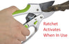 2-in-1 Garden Ratchet Pruning Shears Clippers By Garden Guru