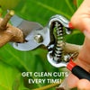 Classic Bypass Pruning Shears Clippers (Black) By Garden Guru