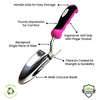 Stainless Steel Garden Trowel (Pink) By Garden Guru