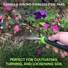 Stainless Steel Garden Hand Rake Tool By Garden Guru