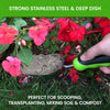 Stainless Steel Garden Scoop Trowel By Garden Guru