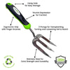 Weeding Set - Includes Dandelion Weeder, Weeding Fork, Patio Crack Weeder By Garden Guru
