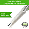 Stainless Steel 5-in-1 Garden Weeder Trowel By Garden Guru