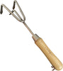 Stainless Steel Garden Cultivator (classic wood handle) By Garden Guru