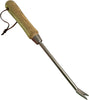 Stainless Steel Garden Dandelion Weeder (classic wood handle) By Garden Guru