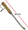 Stainless Steel Garden Dandelion Weeder (classic wood handle) By Garden Guru