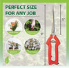 Long Blade Garden Pruning Snips Clippers By Garden Guru
