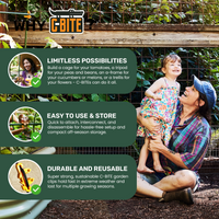 4', 5' or 6' Monster Plant Support!  Custom Trellis & Tomato Cage Kit By C-Bite