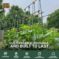 4', 5' or 6' Monster Plant Support!  Custom Trellis & Tomato Cage Kit By C-Bite
