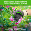 Ergo Garden Snips Clippers (Curved Blade) By Garden Guru