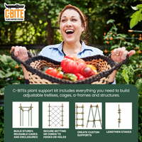 The Maker Kit  - Plant Support System - With or Without 5' Upright Garden Stakes