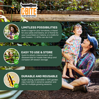 The Maker Kit  - Plant Support System - With or Without 5' Upright Garden Stakes