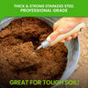 Garden Planting Set - Includes Classic Trowel, Transplanter, Bulb Planter By Garden Guru