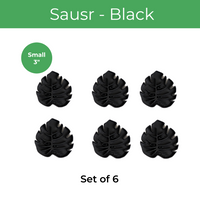 Tera Sausr - Leaf-shaped Pot Saucer - Drip tray for houseplants - Humidity tray