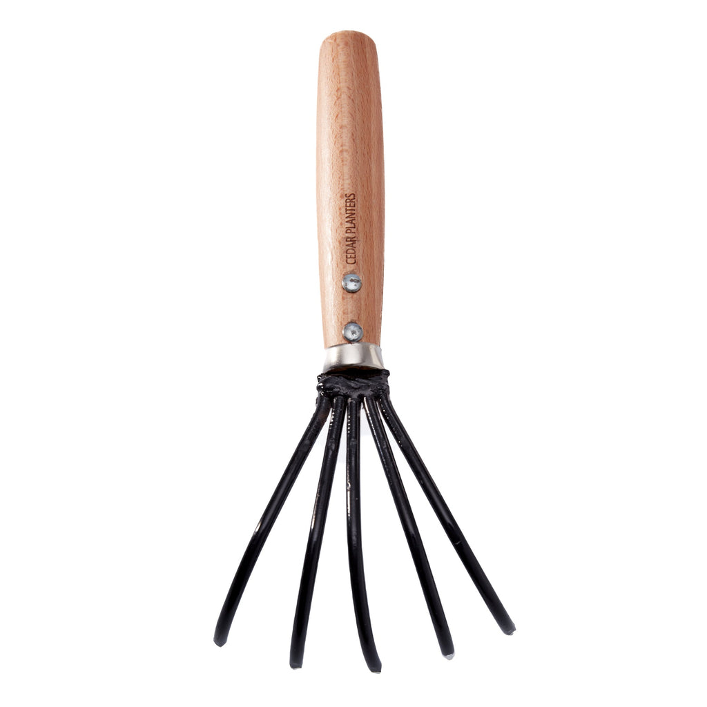 Garden Hand Rake By Cedar Planters