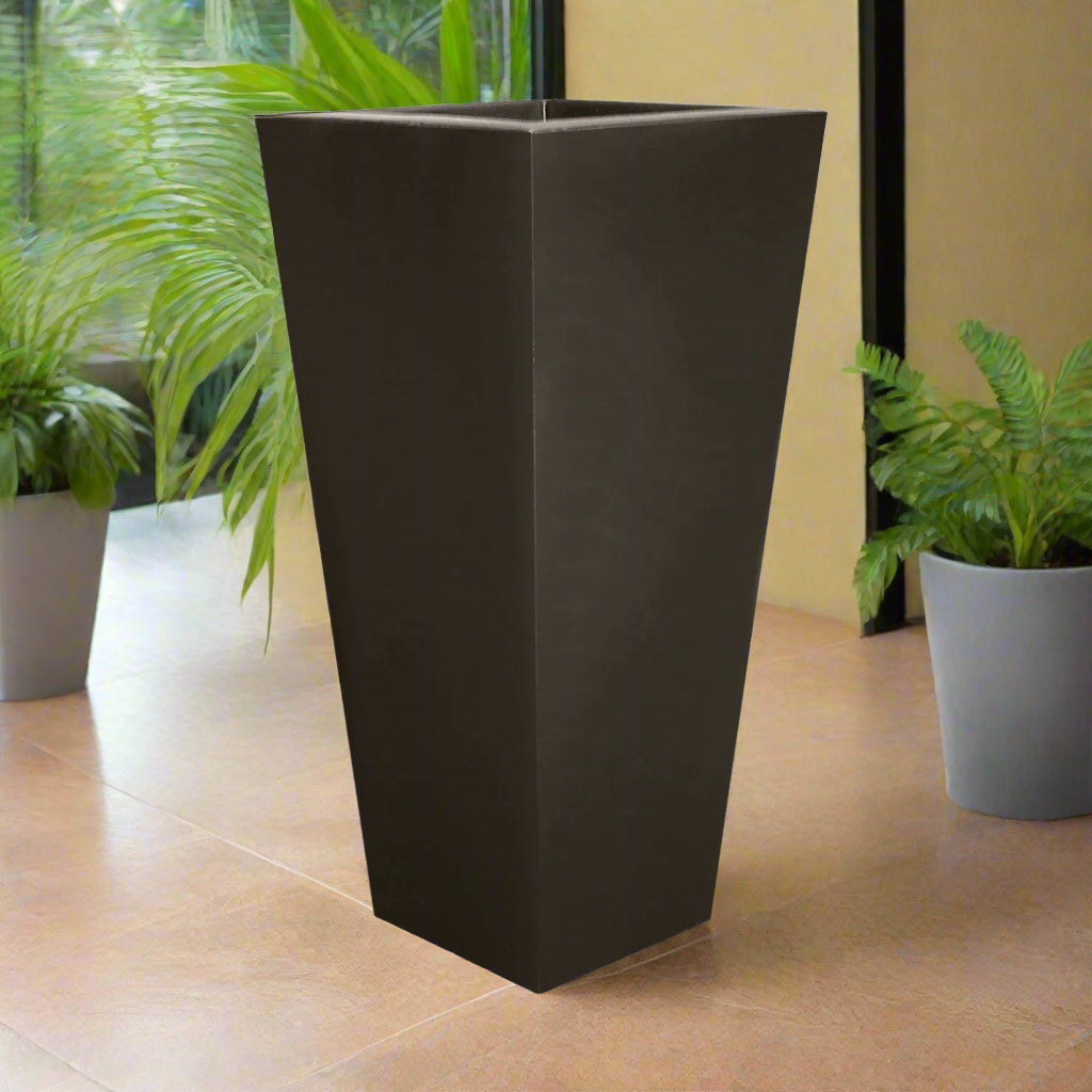 Cosmopolitan Planter - Tall Square With Size & Color Options, Made in the USA