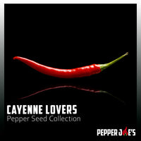 Cayenne Lovers Pepper Seed Collection, Garden Vegetables