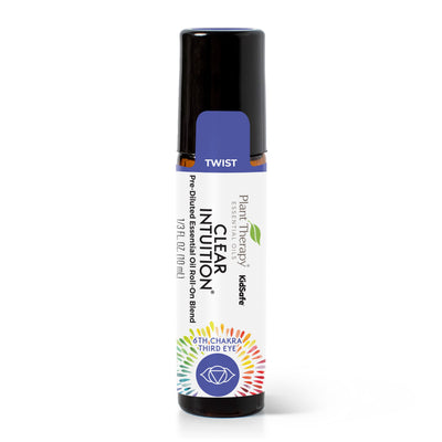 Clear Intuition (Brow Chakra) Pre-Diluted Essential Oil Blend Roll-On 10 mL By Plant Therapy