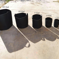 Grow Bags - 2 to 50 Gallon - Black By Bootstrap Farmer