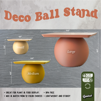 Unique Ball Plant Stand, Pick Your Size & Color