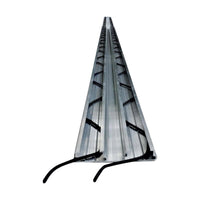 6.5 ft Long Greenhouse Aluminum Double Lock Channel For Covering Attachment By Bootstrap Farmer